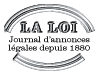 Logo journal la loi